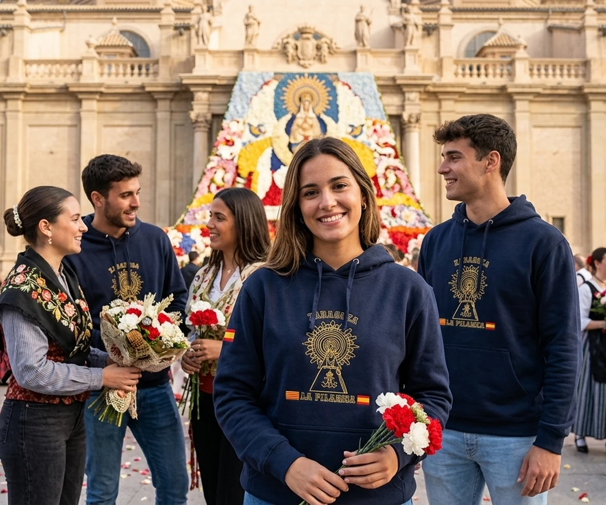 Peña con sudaderas personalizadas
