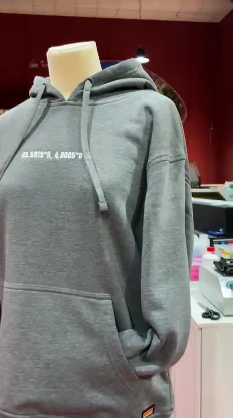 Sudadera real de promoción personalizada con nombre y número