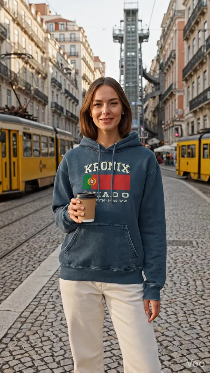 Sudadera de grupo utilizada durante una experiencia internacional