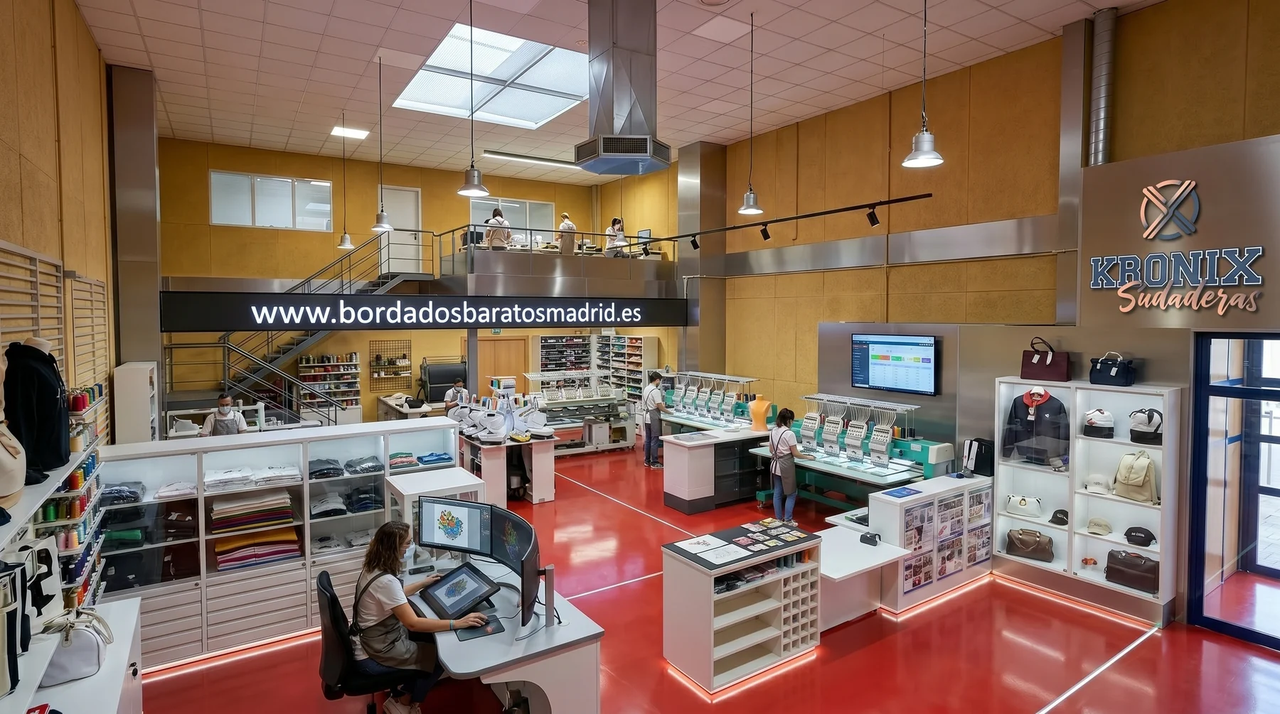 Taller real donde se personalizan los pedidos de grupos